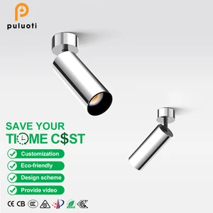 Modern Energy-Saving 3000K 3500K 4000K Silvery Surface Spotlight LED 10W for Corridor Entrance Living Room Bedroom Home Office