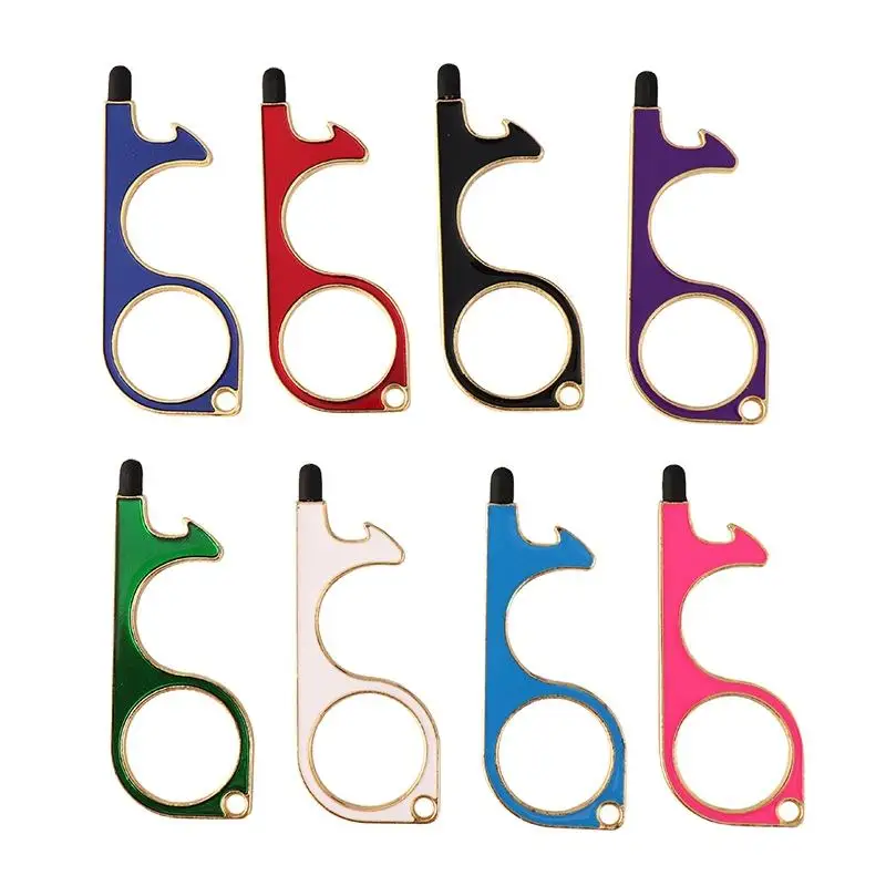 Self Defense Keychain Safety Key Chain Key Door Tool Touchless Keys