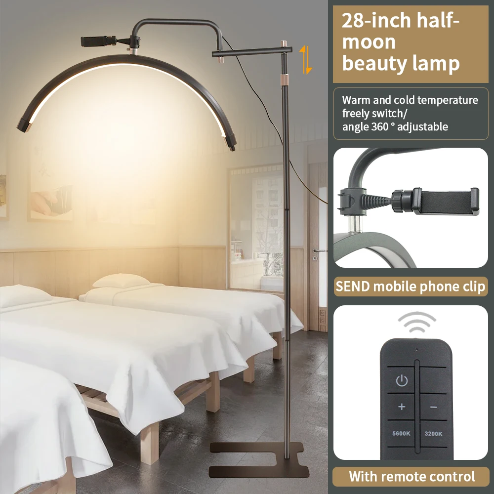 Eyelash Lap, 10W Diable Half Oon Lap 12'' 3200K-5600K LED Desk - View #10