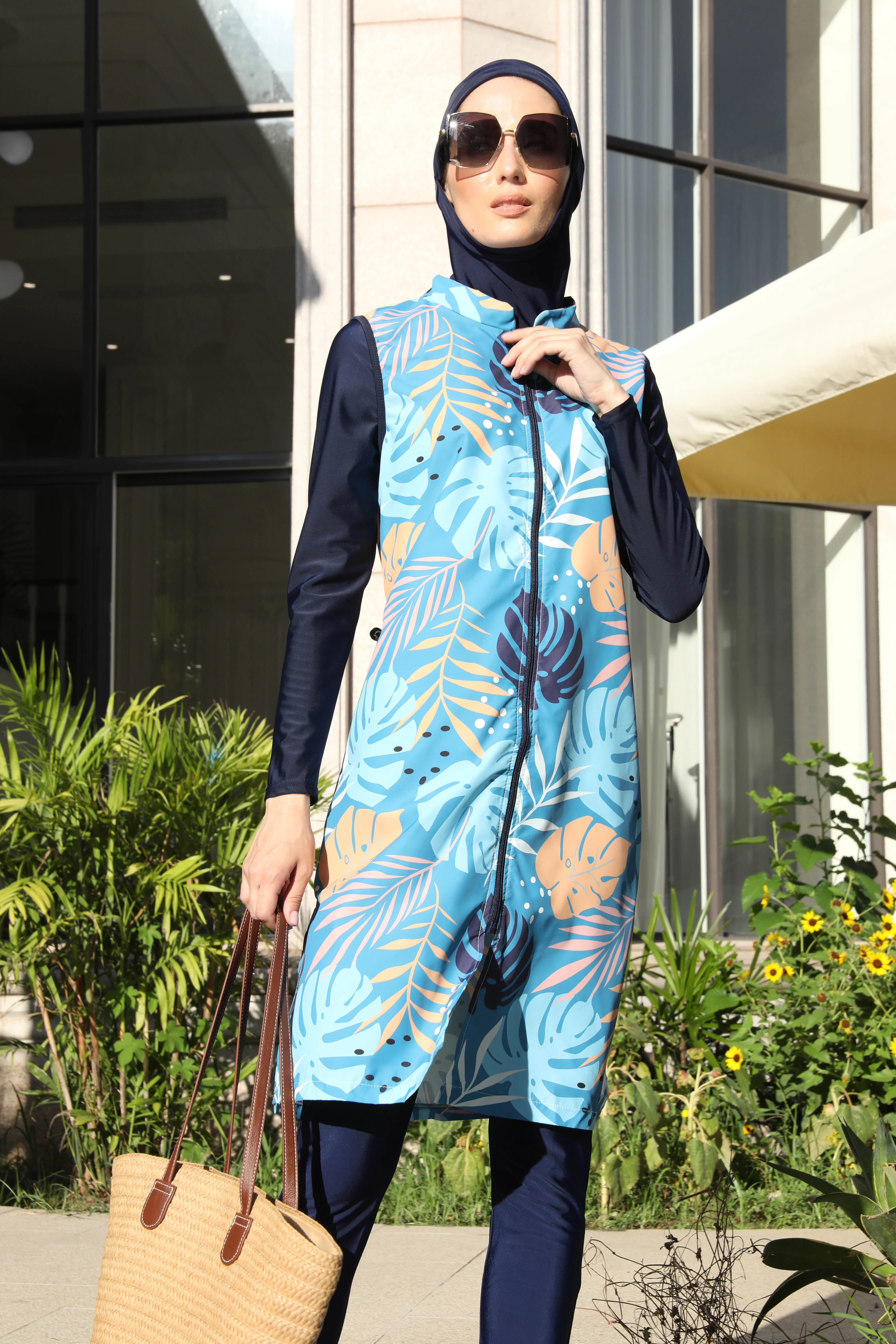 2024 Burkini Swimwear Beachwear Islamic Swimsuit for Muslim Woman Burkini  Islamic Swimwear