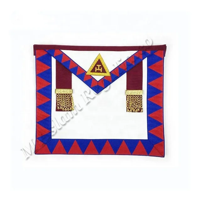 Royal Arch Principals Apron Real Lambskin Leather Apron Chapter