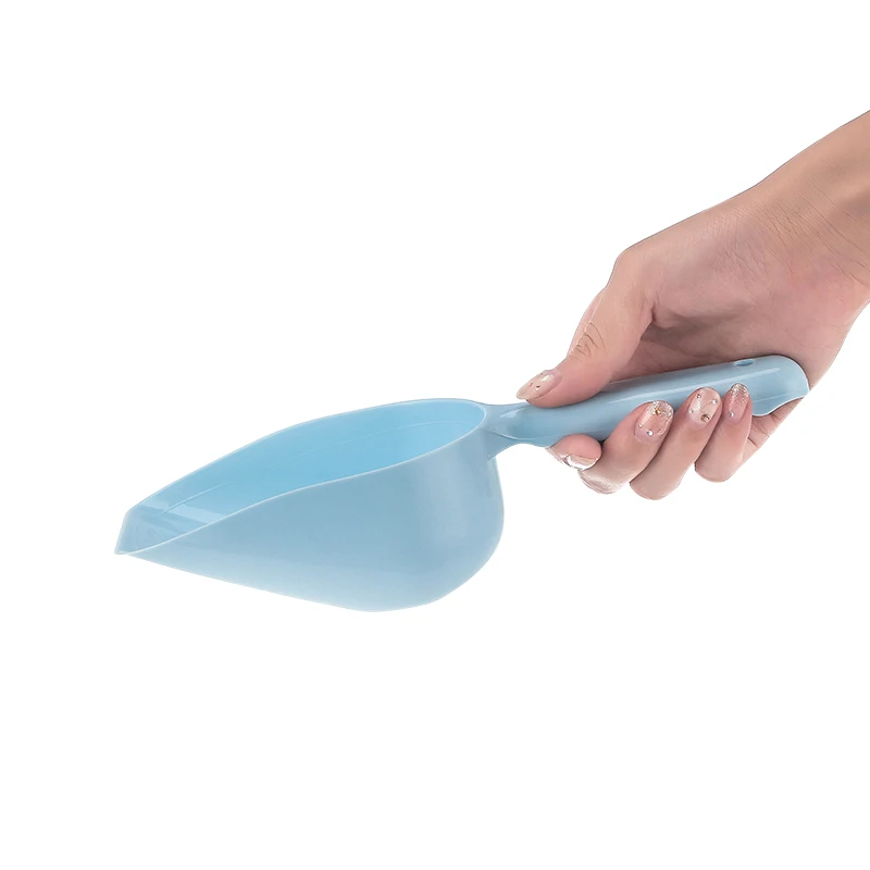 TC4236 OEM 2 Size Custom Plastic Dog Food Spoon Shovel Plastic Pet Feed Scoop for Animal
