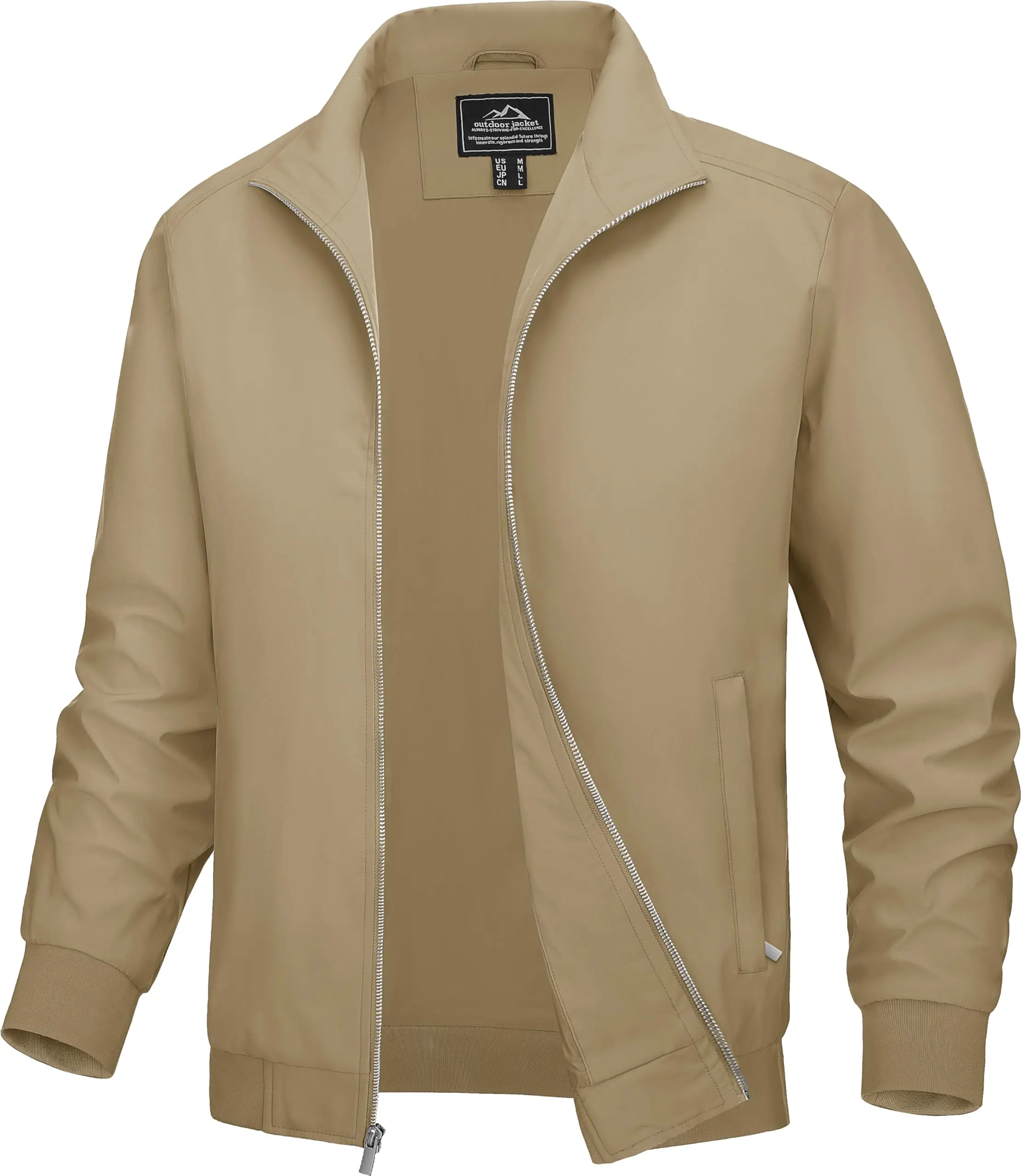 High Quality Custom Logo Wind Breaker Jacket Wholesale Men Windproof  Custom Winter Spring Jacket Coats for Men