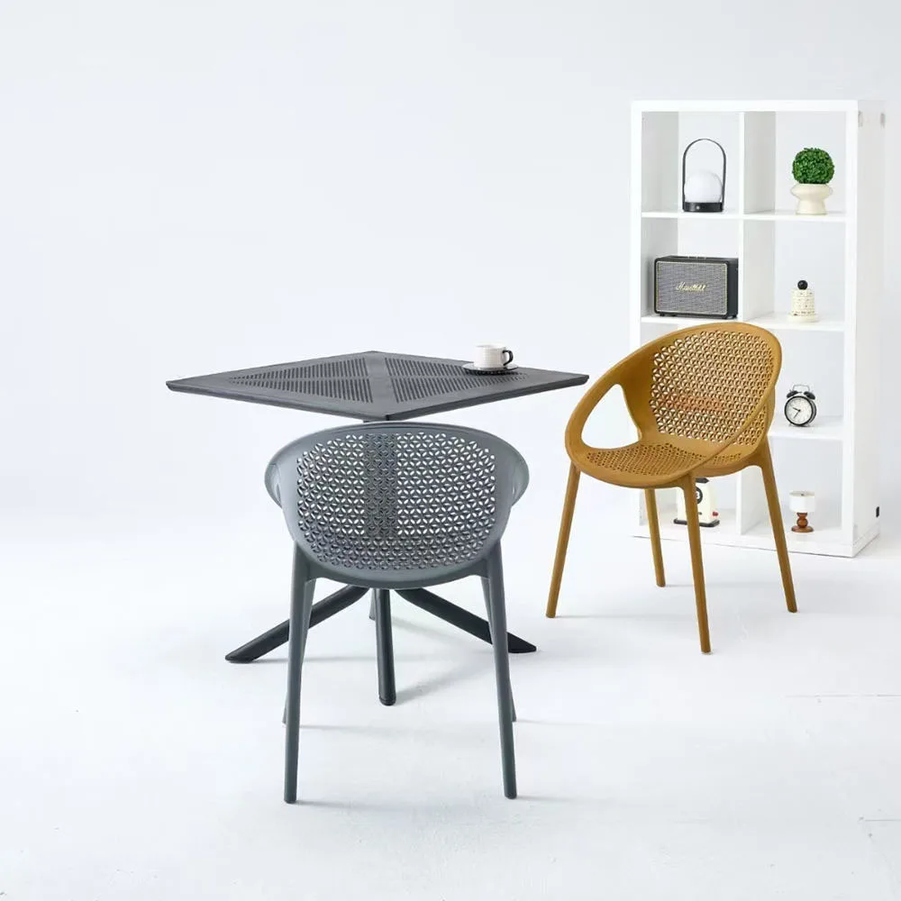 product modern outdoor plastic dining chairs wholesale stackable outdoor cafe patio restaurant garden chair-3
