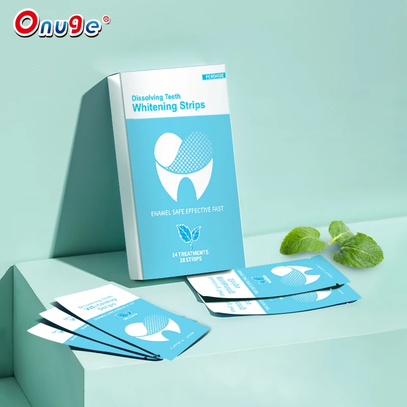 100% QA/ QC Process 4th Instant White Gen Tooth Whiting Sticker OEM Dissolving Teeth Whitening Strips