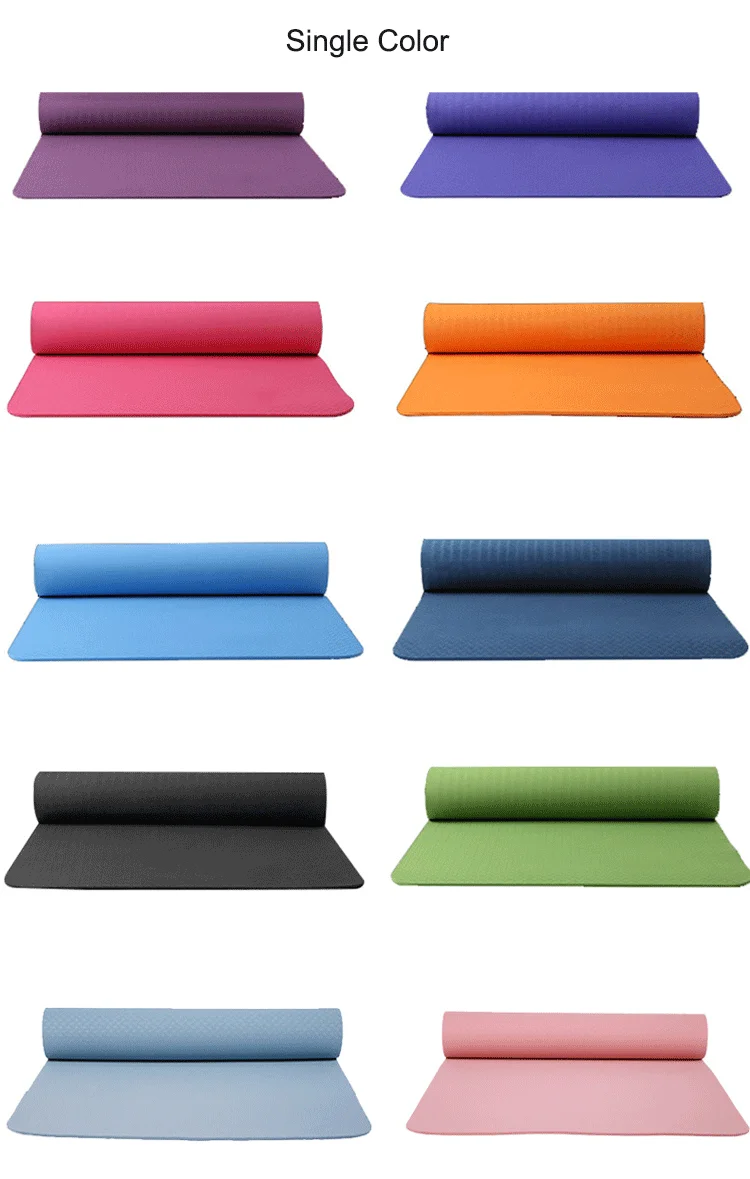 Yoga Mat 2022 Factory Custom Printed Logo Eco Friendly Anti Slip Non