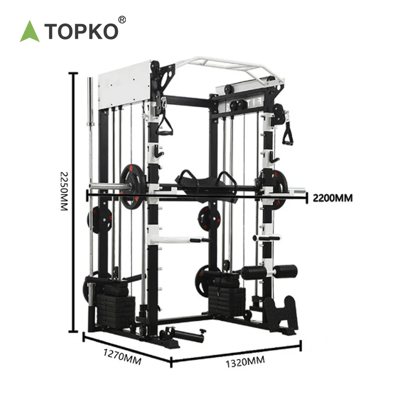 TOPKO High Quality Commercial Multifunctional Gym Machine Multi Gym Machine Comprehensive Training Rack Fitness Equipment