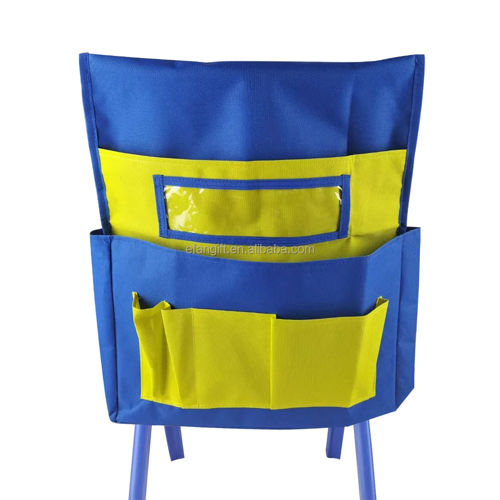 Wholesale Chairback Buddy Pocket Chart Yellow Classrooms Student Chair