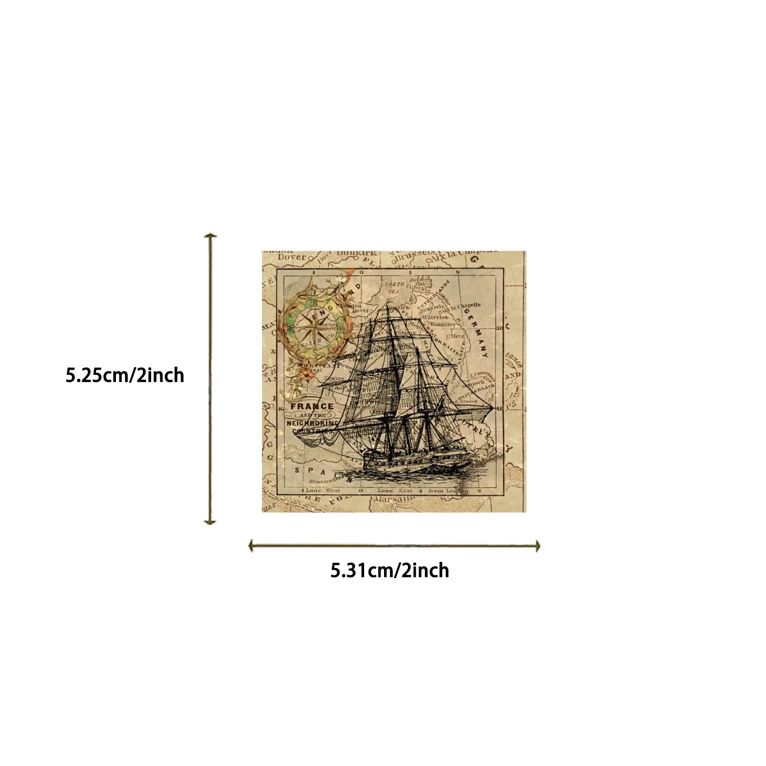 50Pcs Vintage Constellation Treasure Map Graffiti Stickers for Laptop ...