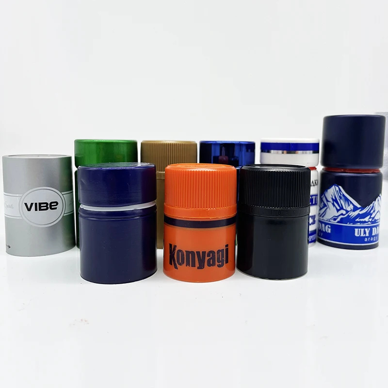 Wholesale and Customize Non Refillable Pilfer Proof Tapa Guala Cap for Whisky Vodka Screw Thread Plastic Aluminum Cap