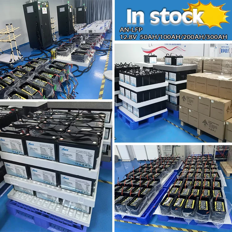 Anern New Design Lithium Ion Battery 12V 50AH 100AH 200AH Lifepo4 Battery Pack
