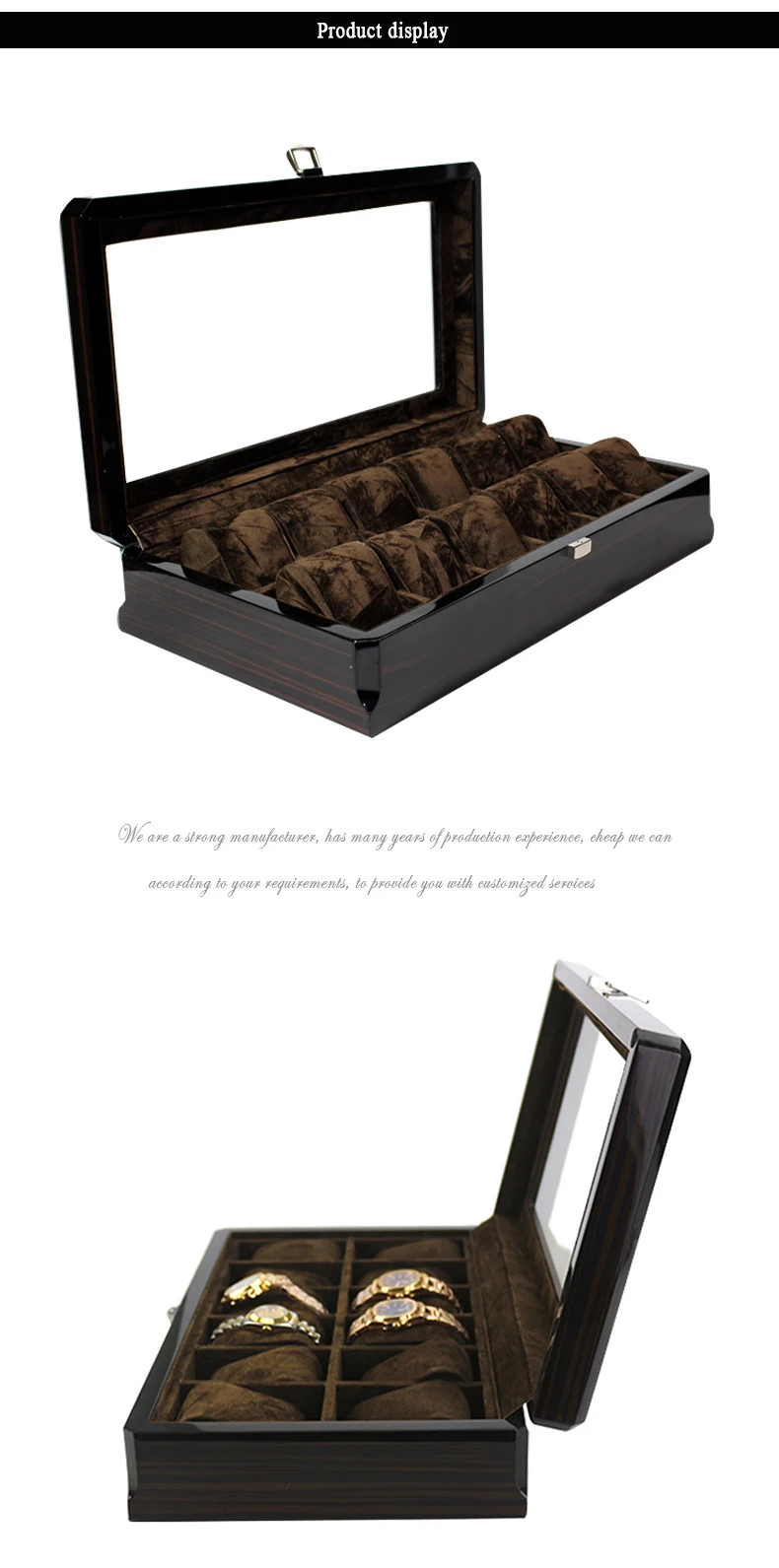 Wholesale 12-digit Multi-digit Watch Box Storage Importer Watch Boxes ...