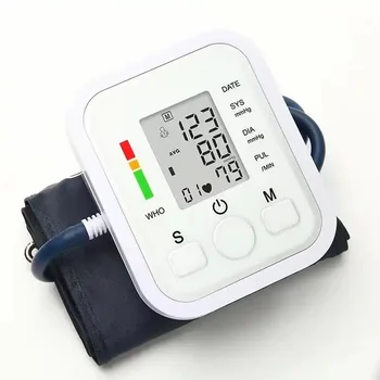 Bp Machine Automatic Blood Pressure Machine Bp Monitor Arm Sphygmomanometer Digital Blood Pressure Monitor Plastic CE 2 Years