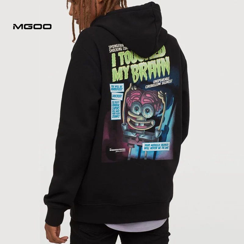 Spongebob hoodie i touched my 2024 brain