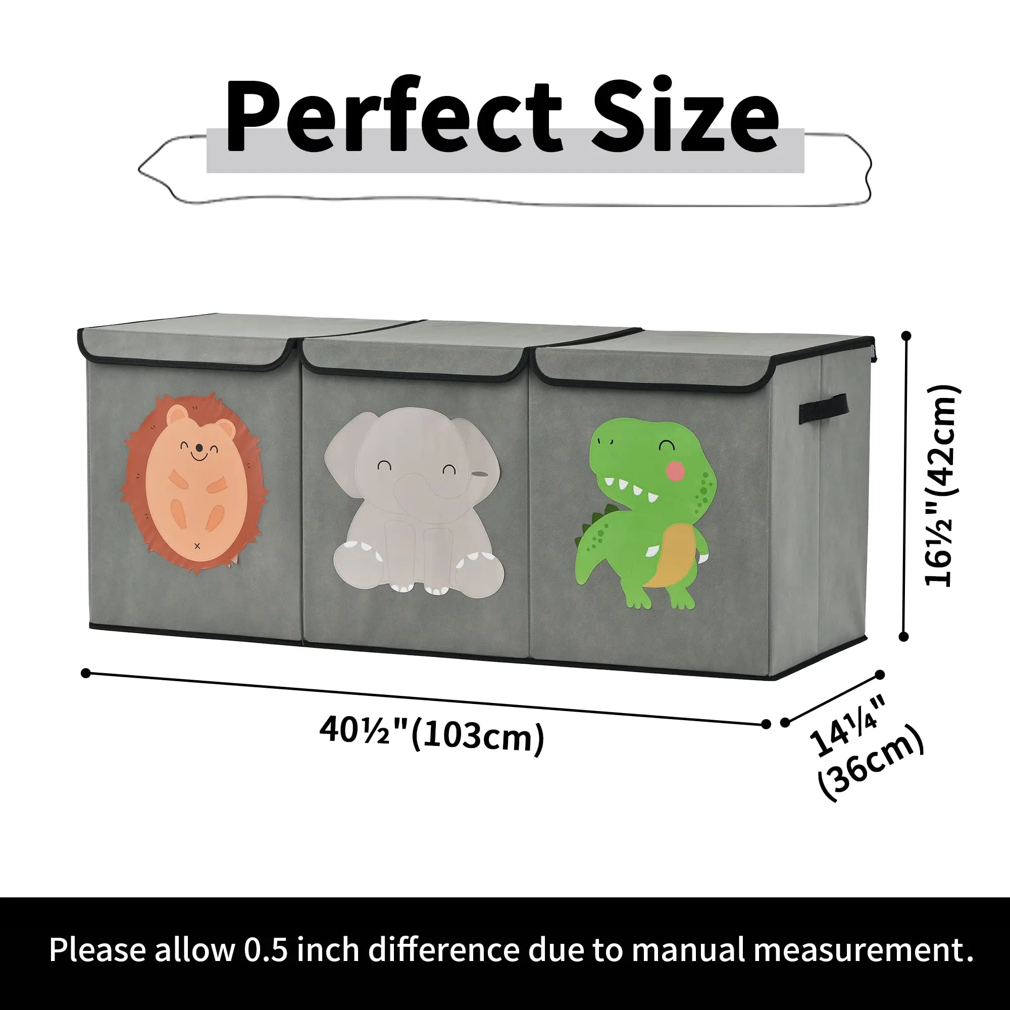 Toy Storage Bin Extra Large Toy Storage Box Gray Storage Bins With Lids