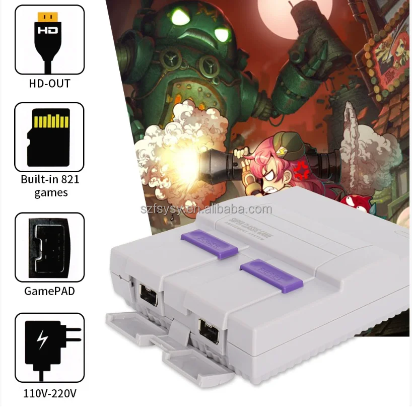 2025 Mini Classic Retro Games 8-bit Built-in 821 Home VIDEO Game Entertainment, HD Video Game Console HDMI Version Drop Shipping