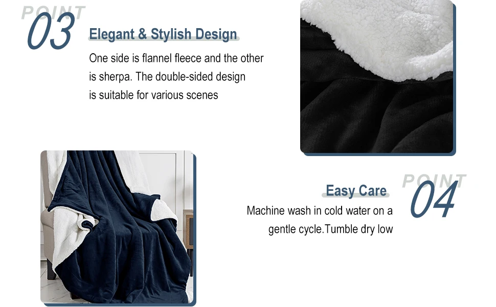 Cvs Bsci Winter Plush Blanket Throw Custom Reversible 2 Ply Flannel