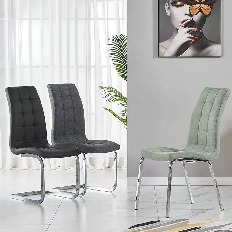 Modern Dinner Chair - Vintage Effezeta Leather Dining Chair