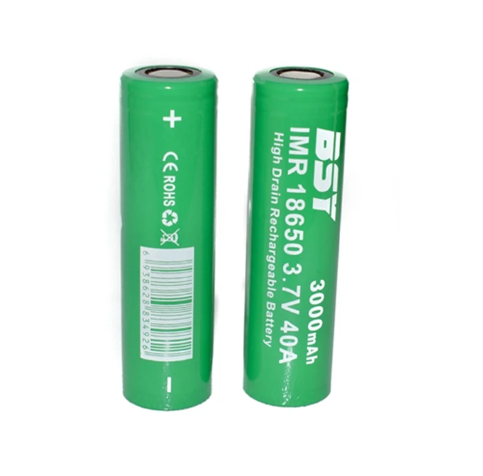 BSY 3000mAh 40A 3.7V 18650 Lithium ion batteries Rechargeable High Quality Battery For Flashlight Torch RC Toys