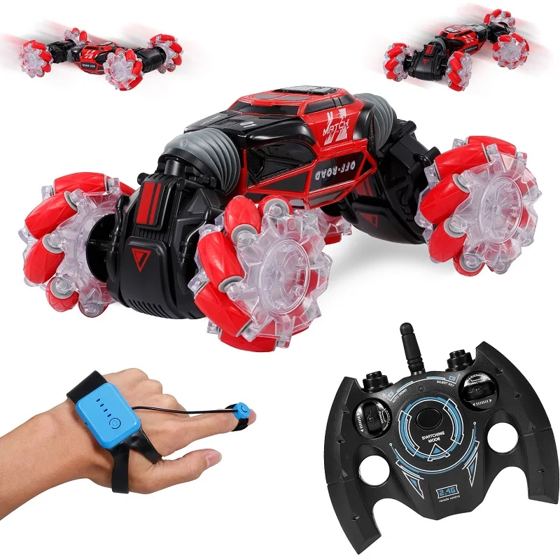 Gesture Sensing 4WD Stunt Vehicle,Which Can Drift,Deform,Climb And Cross-Country,Children's Electric Remote Control Toy Car