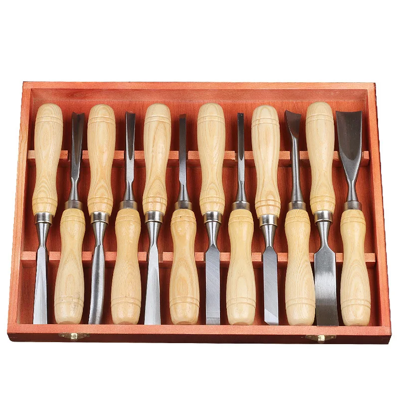 High Quality Complete Specifications 12 Pcs Diy Carving Chisel Set For