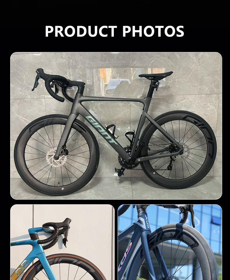 Cosmic Carbon 700C Bicycle Wheel Set Road Bike Clincher Rims with Disc ...