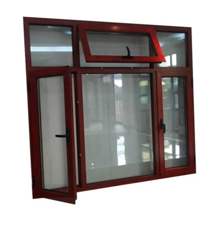 Распашное окно с гриль дизайн цена Филиппины европейский стиль большие