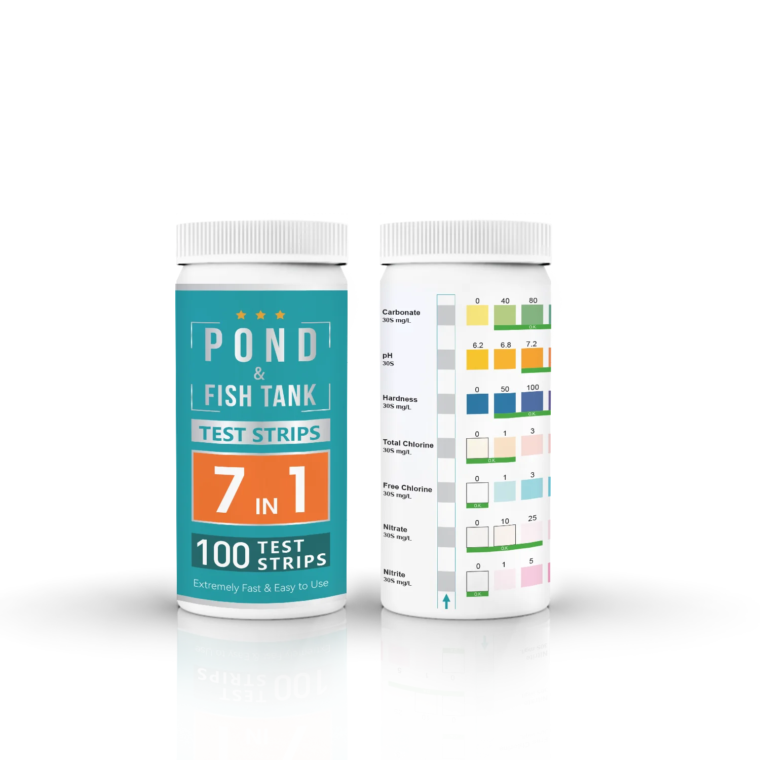 7 Way Pool And Spa Test Aquarium Fish Pond Water Quality Test Kit Water ...