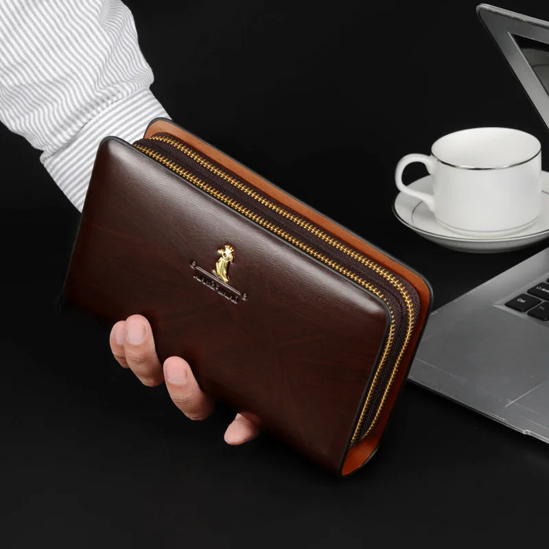 Fashion Classy Leather Men Envelope Bag/Big Men Wallet/Wrist Bag