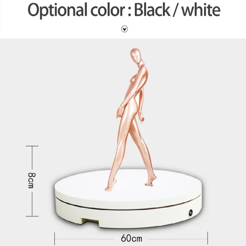 60cm Load Max Turntable 150kg Motorized Photography Rotating Display