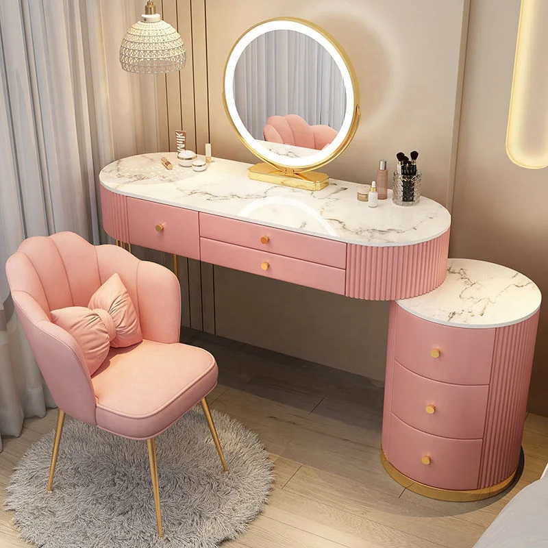 YOUTAI Modern Gold Legs Dresser Table - Luxury Makeup Set YOUTAI Modern Gold Legs Dresser Table - Luxury Makeup Set