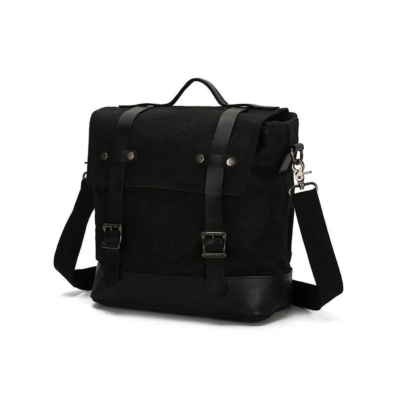 Vintage Canvas Leather Motorcycle Tool Bag