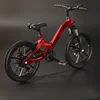 Ruota a dieci razze da 18 pollici, 7 velocità, colore rosso