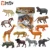 12 Pcs Hollow Pvc Forest Wild Plastic Toy Animal For Decoration - Buy ...