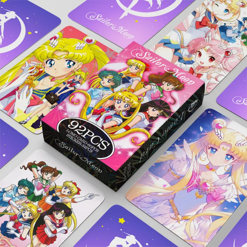 セーラームーン カード 約250枚 二次アニメ漫画セーラームーンLOMOカード92枚HDカラー印刷両面小