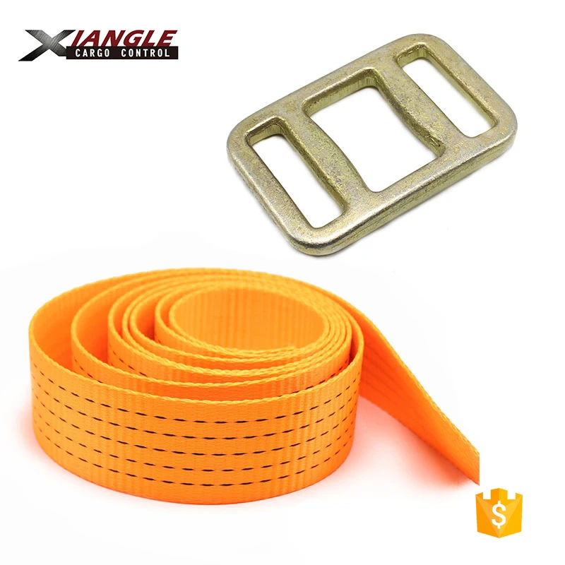 50mm one way buckle for polyester webbing Cargo bundling forged steel lashing buckle