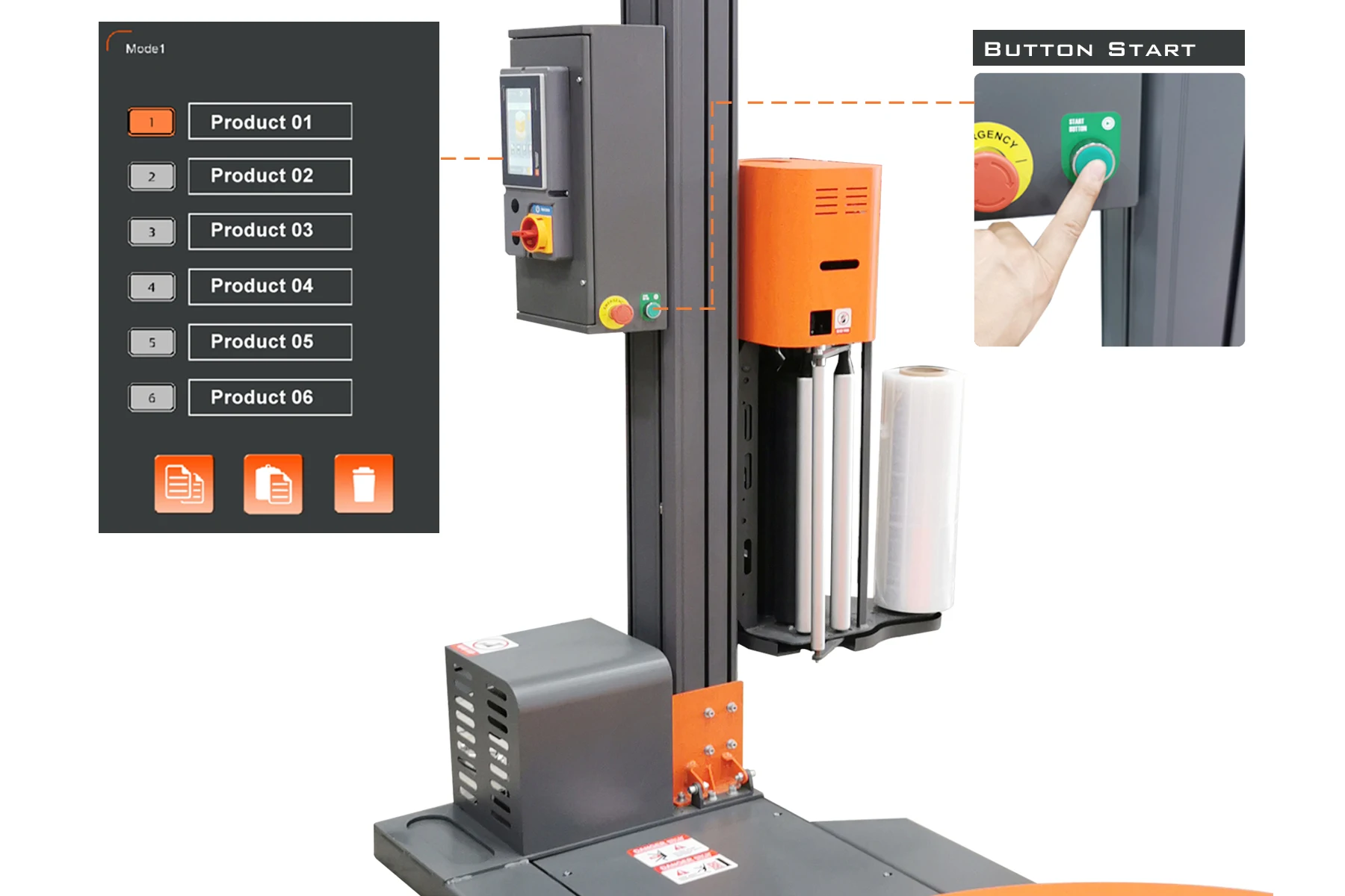 New Arrival Pallet Wrapping Machine SMART WASP Standard Pallet Wrapping Machine