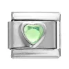 0304 Heart-Shaped Grass Green Gemstone