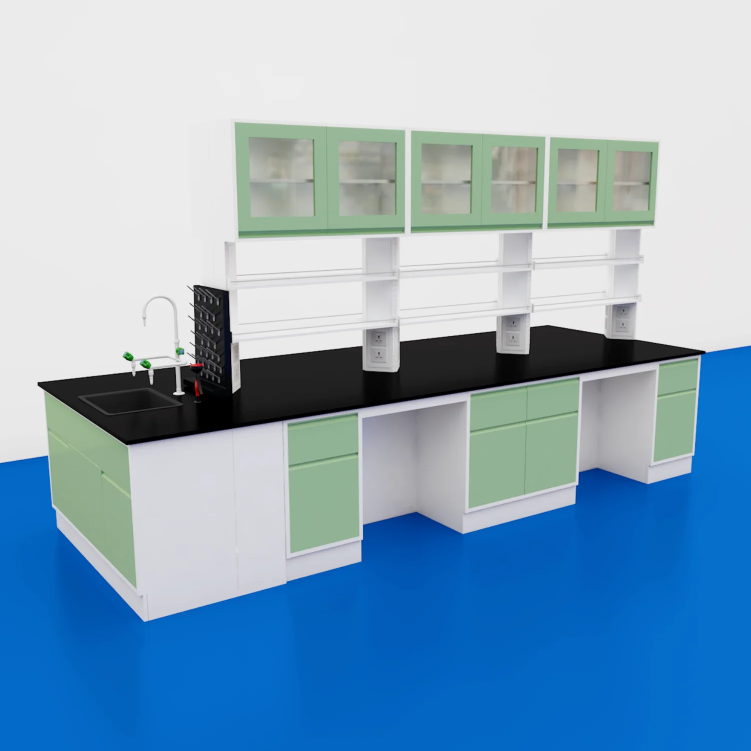 Laboratory Furniture Lab Work Bench Workstation For Electric And