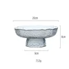 Grigio 200mm con bordo trasparente.