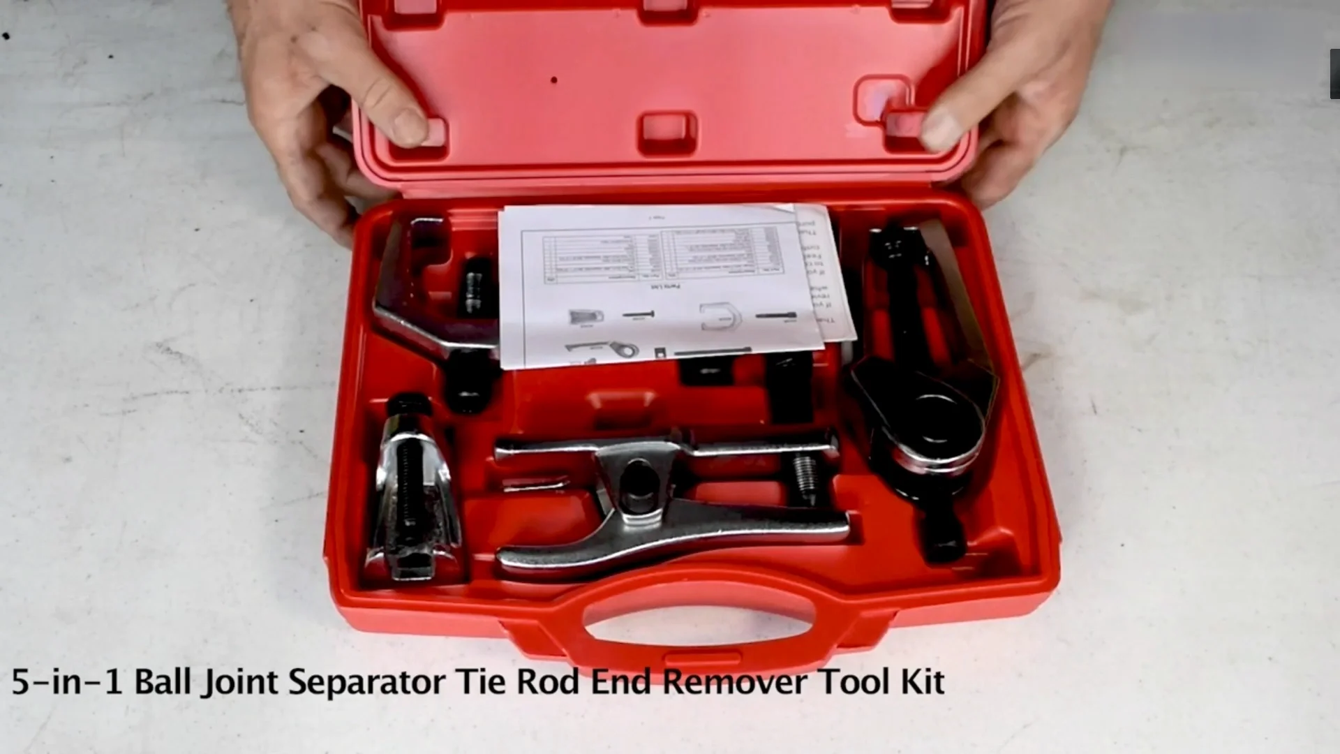Ball Joint Extractor Tie Rod Arm Puller Tool Set Ball Joint Remover