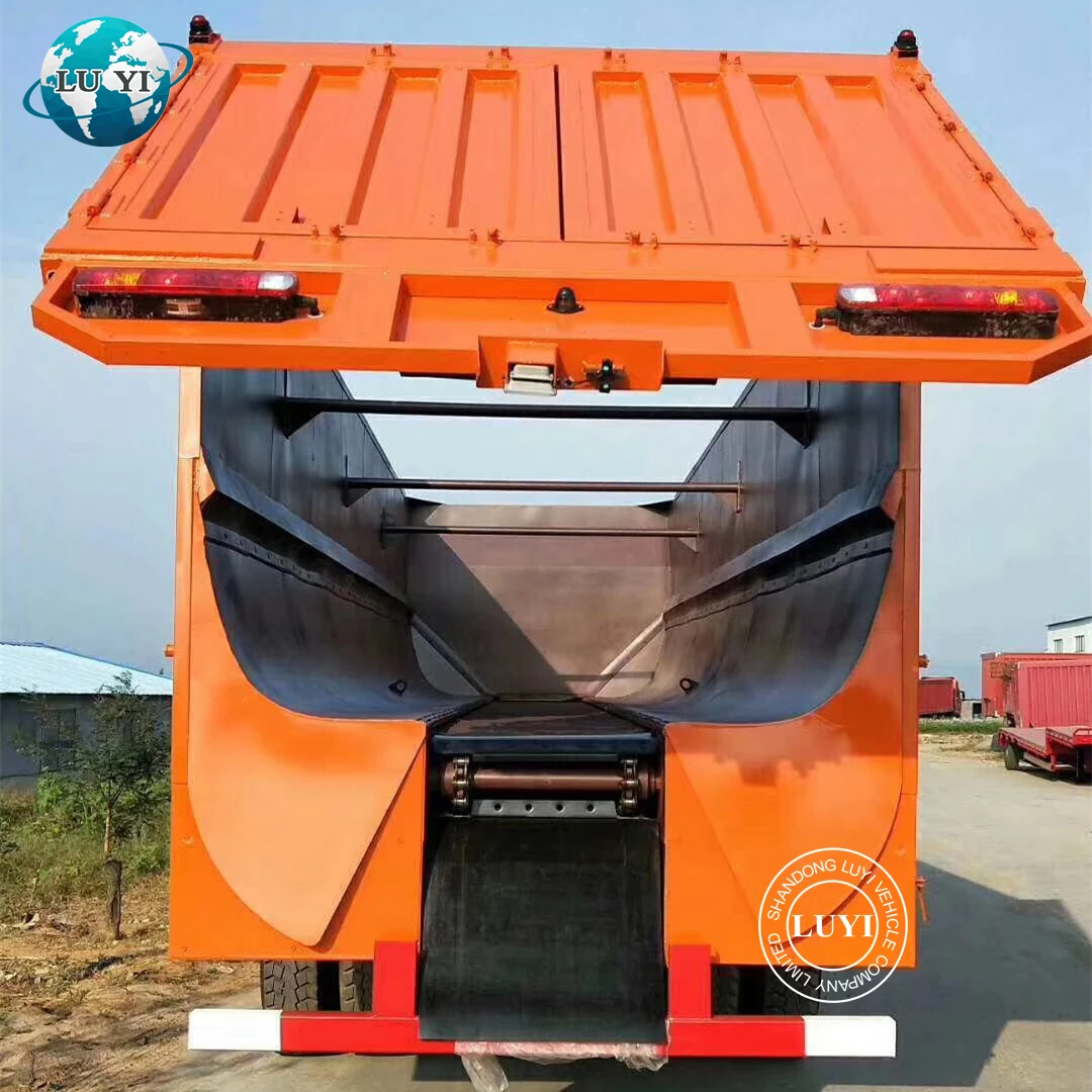 CHINA STANDARD STEEL FAST MOVING FLOOR EJECTOR SEMI TRAILER for SALE