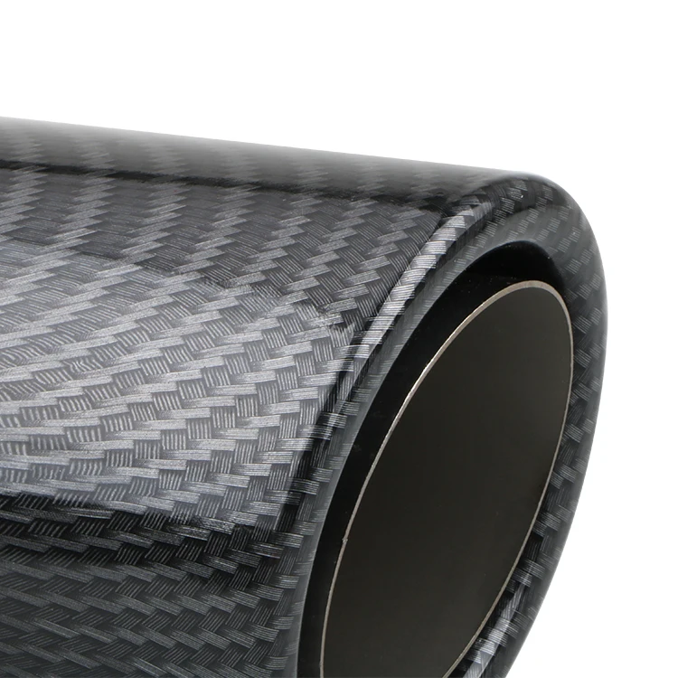 Car Modified Flame LED Luminous Tail Throat Carbon Fiber Racing Tailpipe Light Intake Elbow Car Exhaust Pipe Stainless Steel Tip