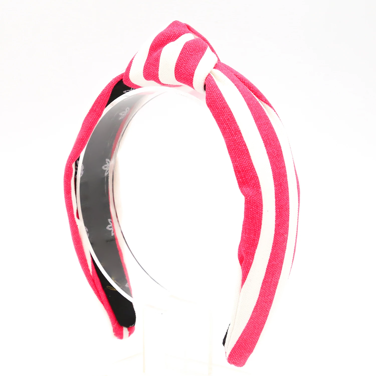 CURRANT RED MONOGRAM CANVAS HAIRBAND 369305