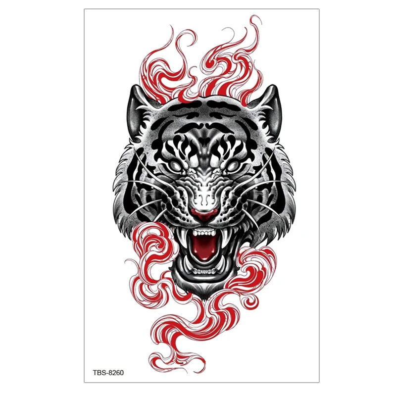 Hot Sale Stylish Animal Tattoo Sticker For Men And Women Tiger Owl Dragon  Wolf Wildlife Printing Designs Body Art - Buy Decorative Stickers Body  Art,Men Tattoo Sticker,Temporary Tatto Animal Design Product on