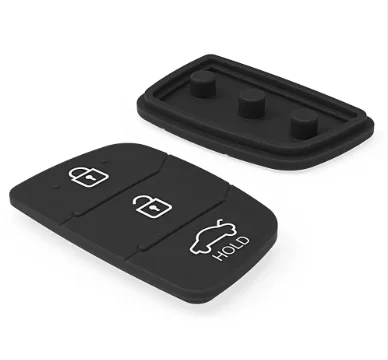 Car Key Shell Button Pads Remote Car  Key Case Rubber Button Pad Suitable for Kia K2 K5 Hyundai Ix35 Mistra Santa Fe Elantra