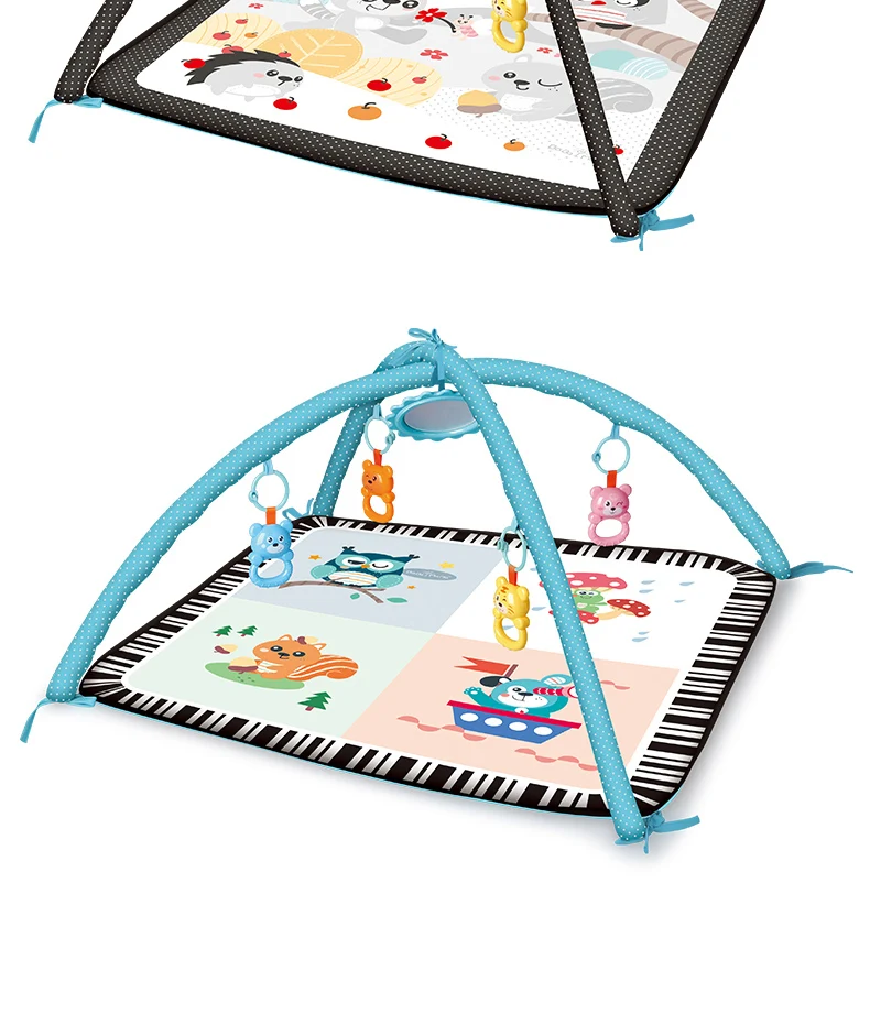 Factory Direct Baby Lay To Situp Activity Baby Gym Center Soft Cotton