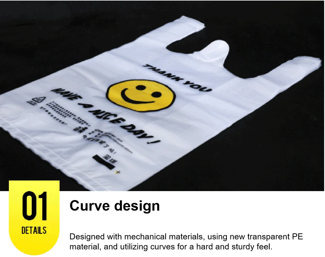 Classification Handheld Household Garbage Bag Thickened Four Color Kitchen Waste Classification Garbage Bag Vest Plastic Bag