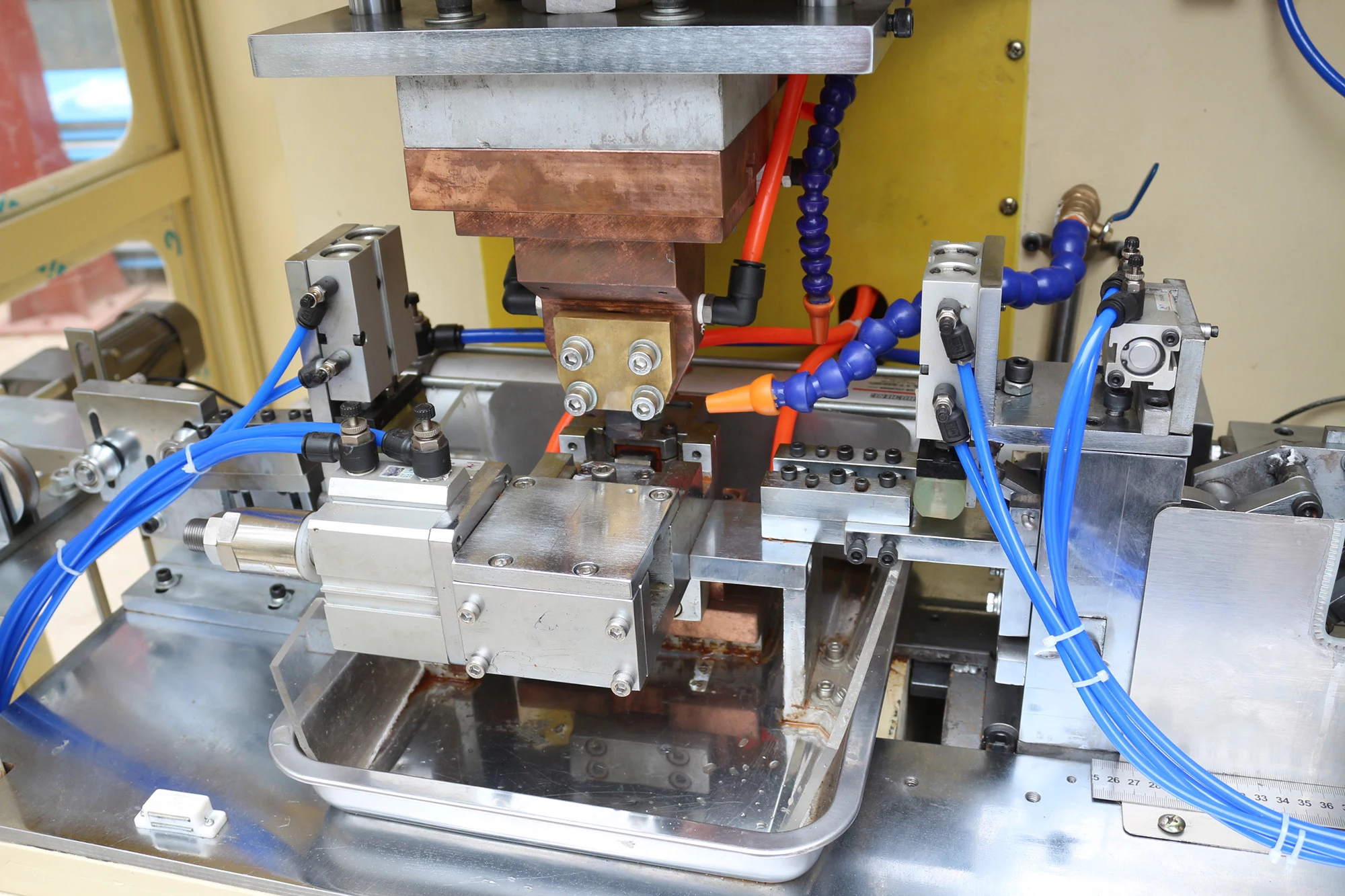 HWASHI DC Automatic Cooper Braid Wire Manufacturers Auto Welding and Cutting Machine