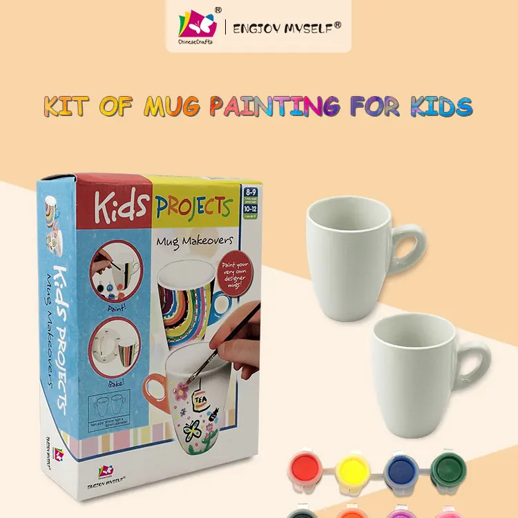 Paint Your Own Diy Coffee Ceramic Mug Painting Kit For Kids Buy Diy